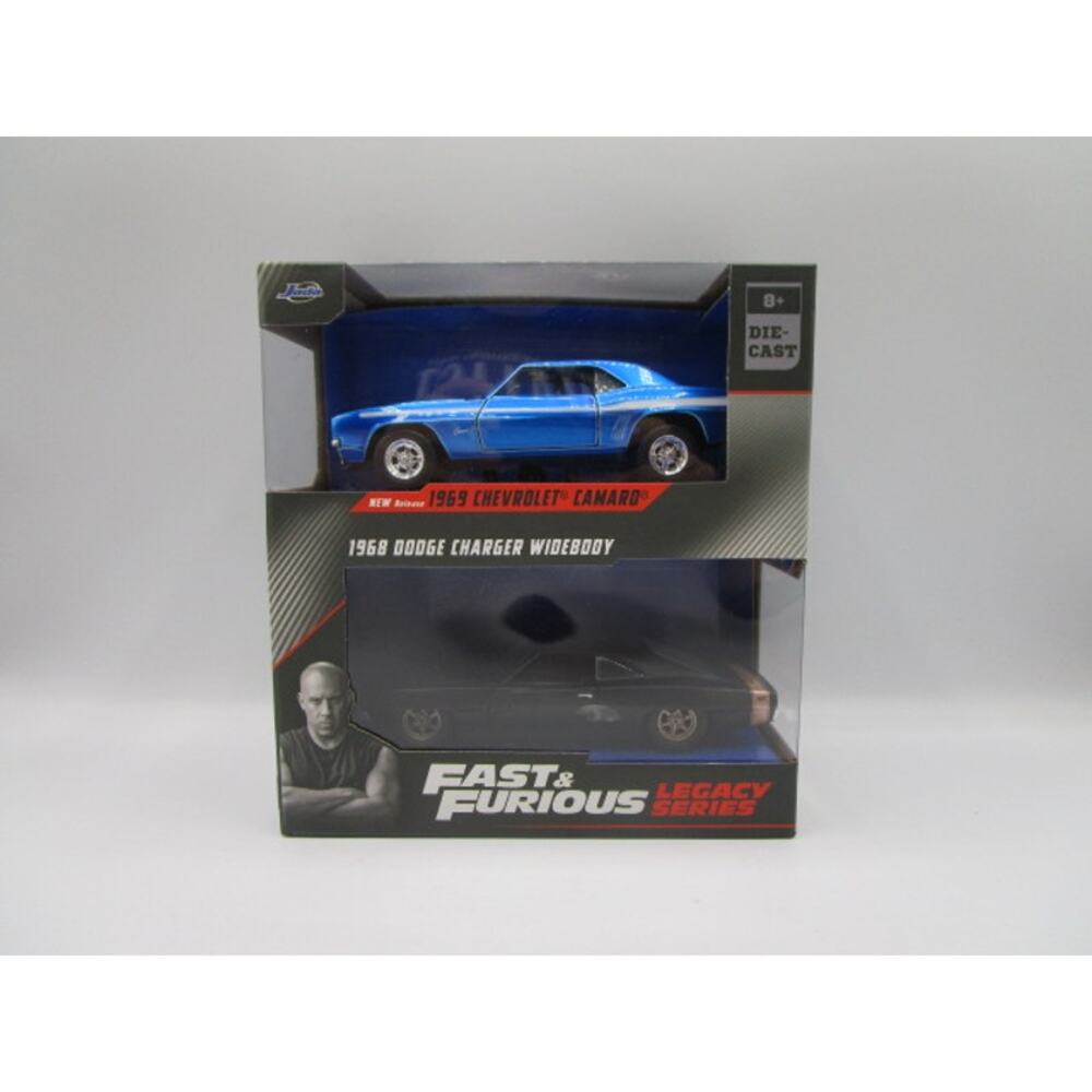 Jada Fast &‎ Furious Legacy Series 1969 Camaro 1968 Dodge Charger Widebody
